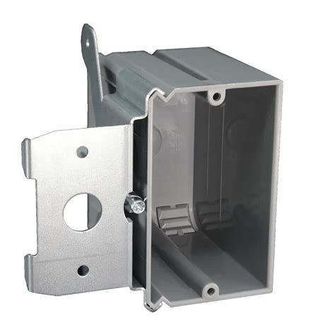 single outlet electrical box|single gang adjustable outlet box.